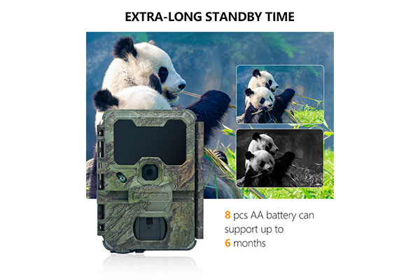 2024 4K WiFi Trail Camera Support APP Waterproof Outdoor WIFI Animal Hunting Trail Video Trap Wild Camera OEM/ODM