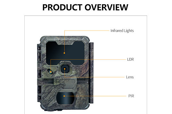 2024 4K WiFi Trail Camera Support APP Waterproof Outdoor WIFI Animal Hunting Trail Video Trap Wild Camera OEM/ODM