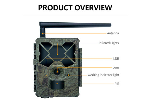 2024 Cost-Effective Wireless 4G Trail Camera With Esim Card APP Remote Control Long Working Time WIFI Wildlife Camera OEM/ODM