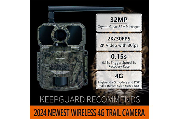 2024 4G Cellular Wildlife Forest Trail Cameras With APP Remote Control 0.25s Triggering Speed Wild Game Cameras OEM/ODM