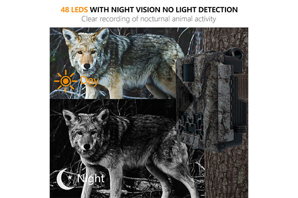 2024 Mini Wildlife Trail Camera 30MP 0.25s Speed Video Resolution Waterproof CMOS Sensor SD Memory