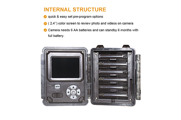 Trail Camera with Dual Lens