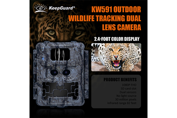 Trail Camera with Dual Lens